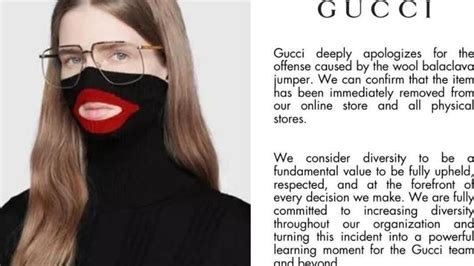 gucci scandal black|Gucci killed.